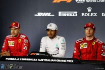 Sebastian Vettel, Lewis Hamilton, Kimi Raikkonen, Albert Park, 2018