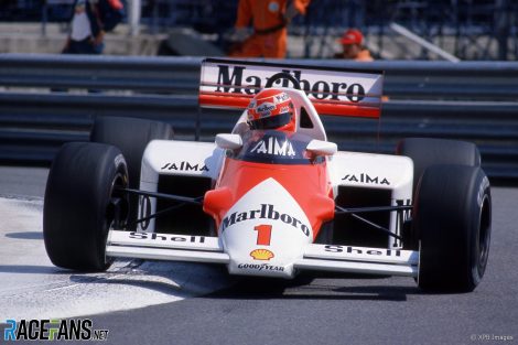 Niki Lauda, McLaren, Monaco, 1985