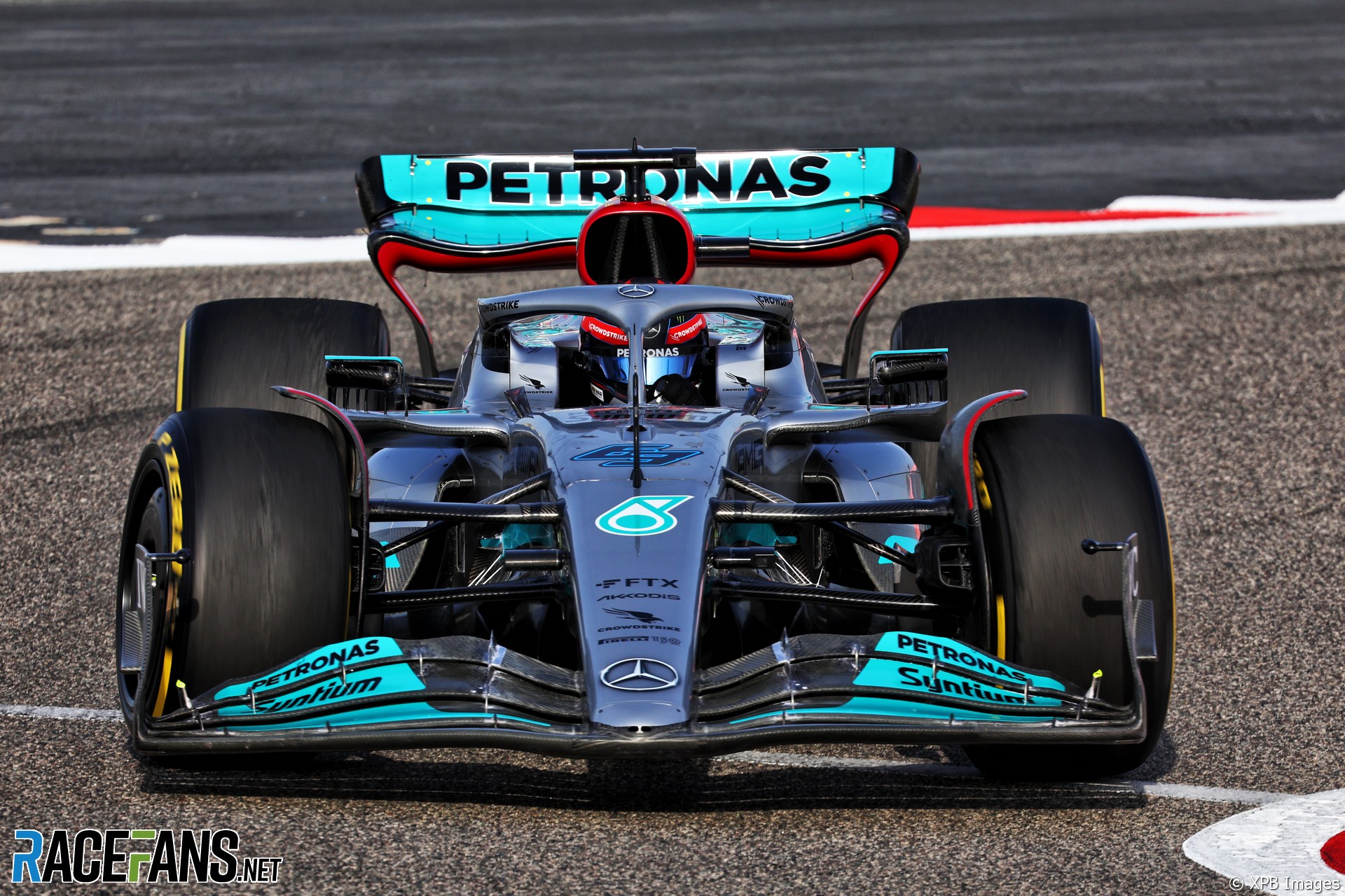George Russell, Mercedes, Bahrain International Circuit, 2022