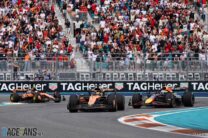 Max Verstappen, Oscar Piastri, Miami International Autodrome, 2025